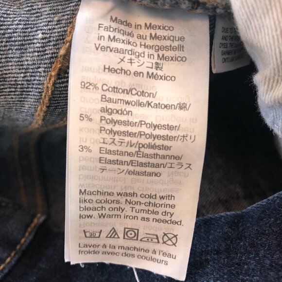 Madewell Dark Wash Straight Leg Jeans Size 33 X 30 - Picture 8 of 8